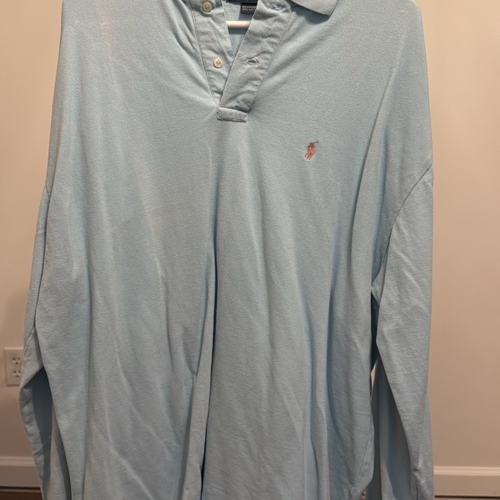 Polo by Ralph Lauren Sky Blue Long Sleeve Shirt